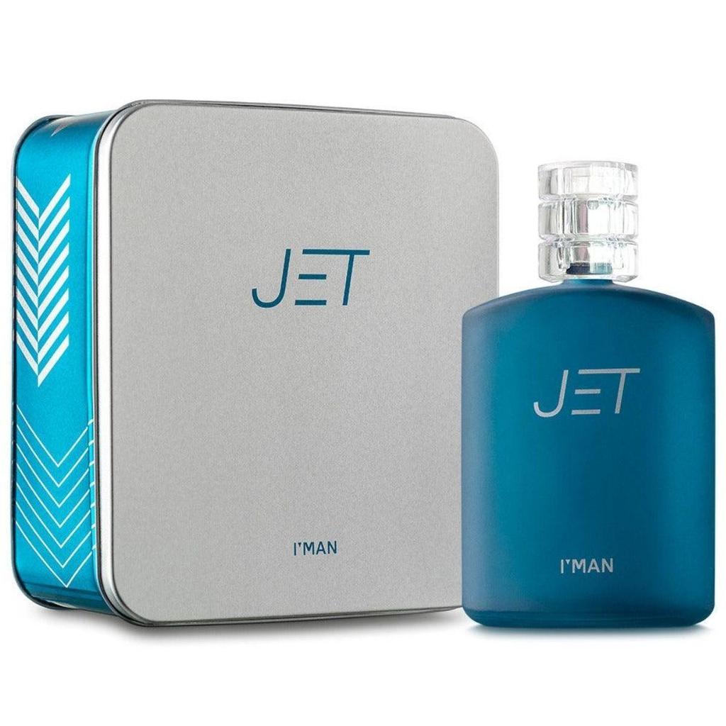 Deo Colônia I’man Jet 100ml Perfume Masculino Lata Presente Ciclo