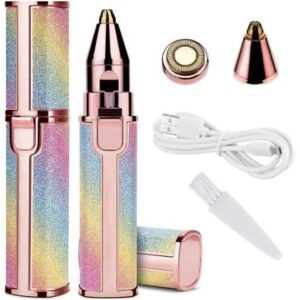 Depilador 2em1 Recarregavel Usb Sobrancelha Buço Batom