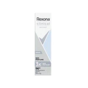 Desodorante Aerossol Rexona Clinical Sem Perfume 96h 150ml