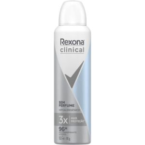 Desodorante Antitranspirante Rexona Clinical Aerossol Sem Perfume 96h