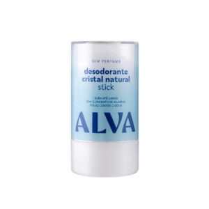 Desodorante Cristal Natural Stick Sem Perfume 120g Alva
