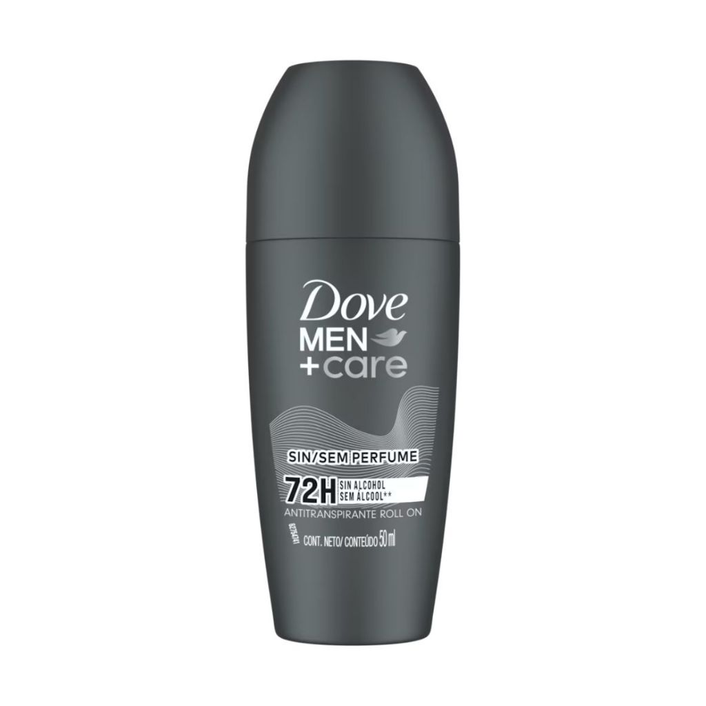 Desodorante Dove Rollon Men Care Sem Perfume 50ml