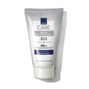 Desodorante em Creme 3 em 1 Sem Perfume Avon Care 50g