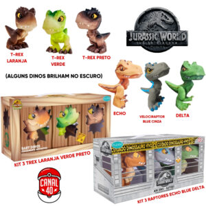 Dinossauro Jurassic World Universal Pupee Baby Dino Mini Boneco