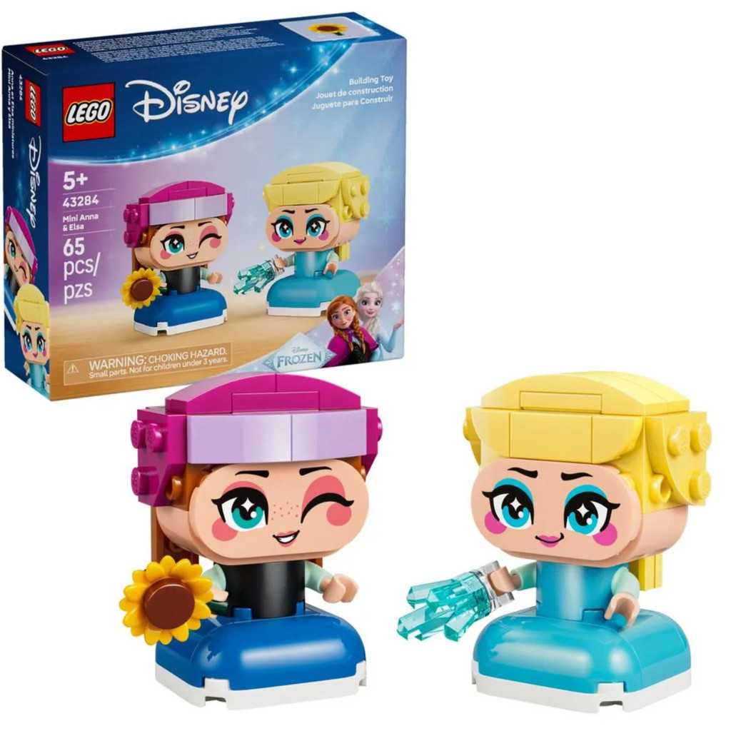 Disney Frozen Mini Anna E Elsa 65 Peças 43284 Lego