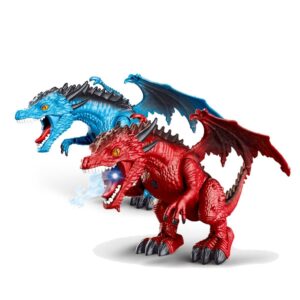 Dragão de Brinquedo Com Controle Anda Emite Som Replay Kids