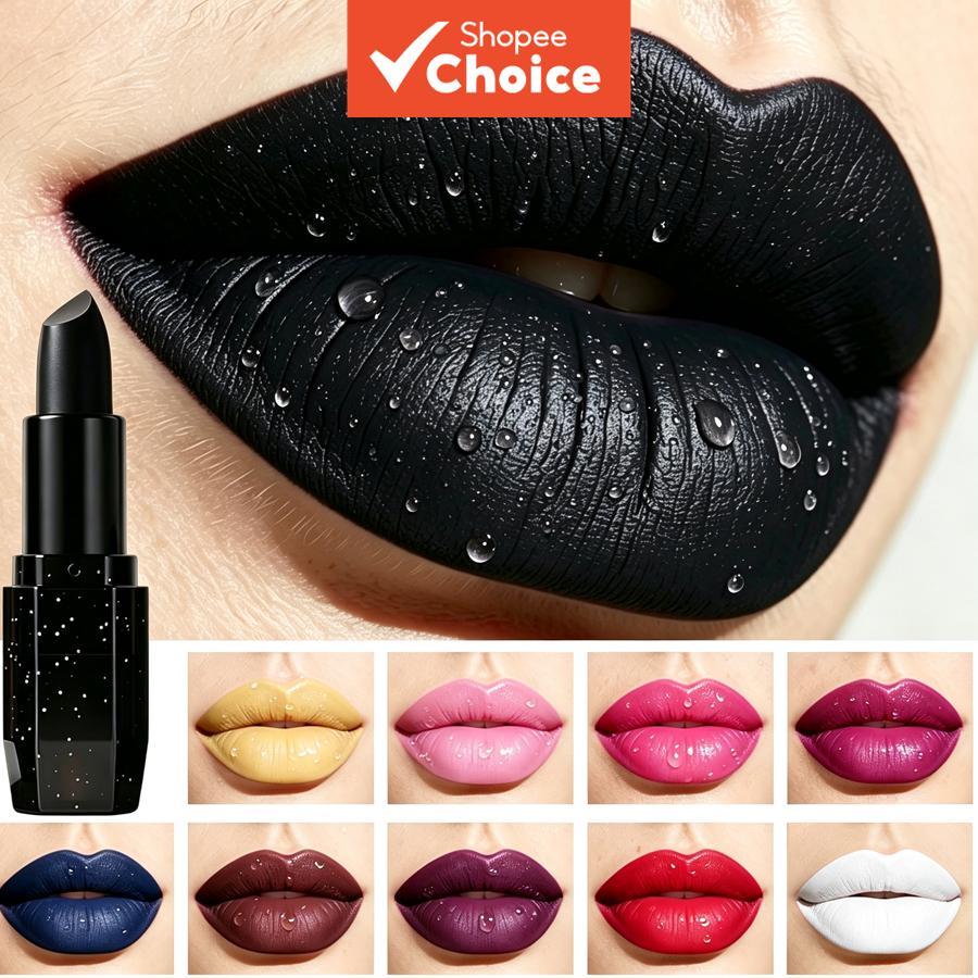 Dragon Ranee Batom Colorido De Longa Duração Vermelho Preto Verde
