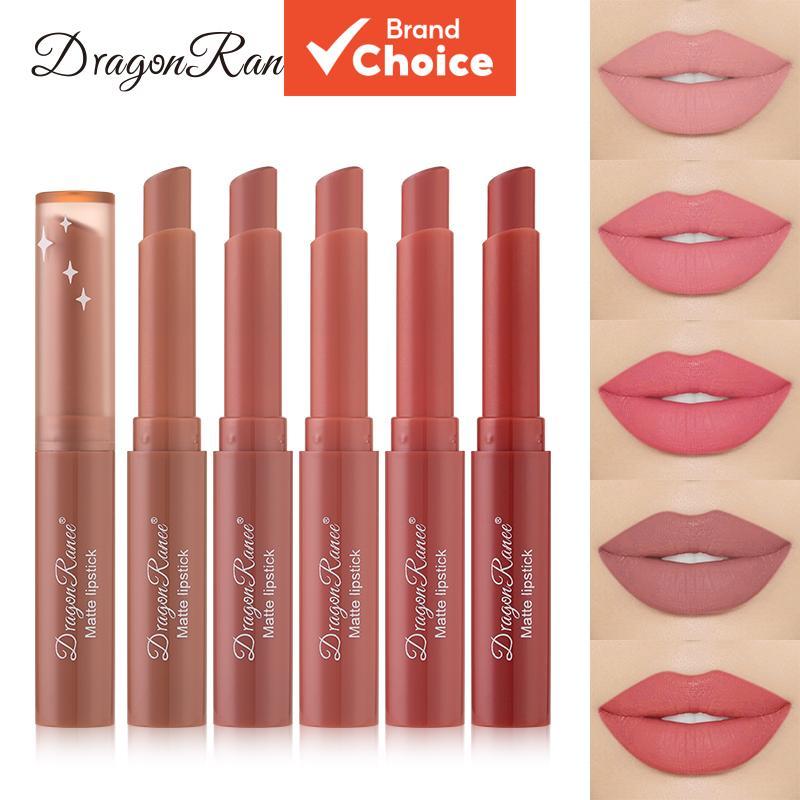 Dragon Ranee Matte Lip Crayon Batom Com Ponta Angular Não Pegajoso