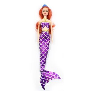 Dream Doll Boneca Sereia Fashion Doll Roxa