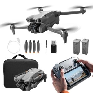 Drone GT50 com Câmera 4K HD, Motor Brushless, Controle com Tela 5.64"