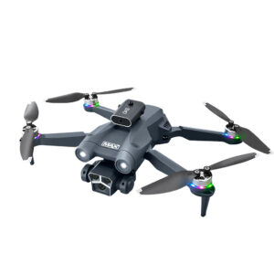 Drone M3 Ultra Dobrável com Câmera Dupla HD LEDs Integrados Controle