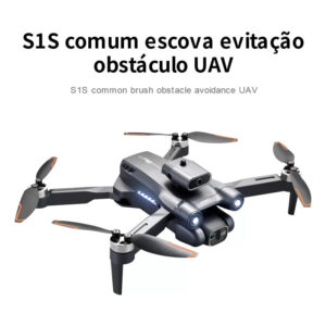Drone S1S Profissional 6K Duas Câmeras 2 Baterias Controle Remoto 2,4