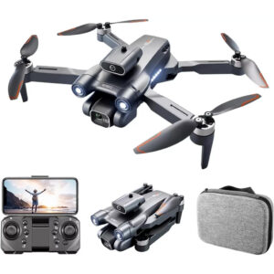 Drone S1S Profissional Brushless com Câmera Dobrável 2 Bateria-EMLL