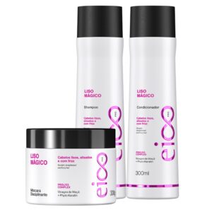 Eico Pro Liso Mágico Pós Progressiva Shampoo Condicionador 300ml