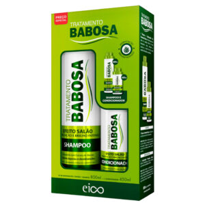 Eico Tratamento Babosa Hidratação Brilho Intenso Shampoo Sem Sal