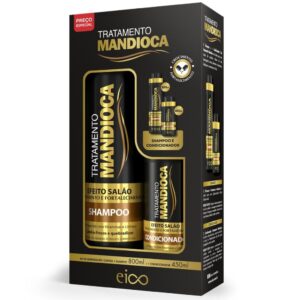 Eico Tratamento Mandioca Força Crescimento Shampoo Sem Sal 800ml