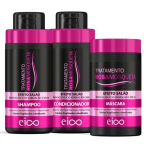 Eico Tratamento Rosa Mosqueta Shampoo 450ml Condicionador 400ml