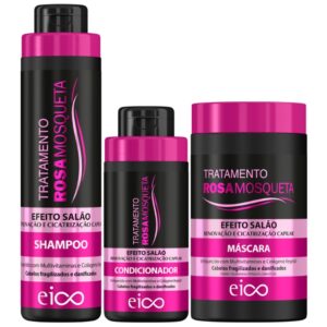 Eico Tratamento Rosa Mosqueta Shampoo 800ml e Condicionador 450ml