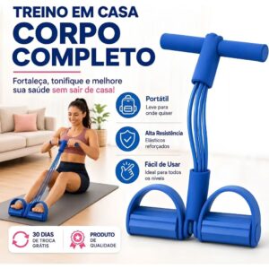 Elástico Extensor de Exercícios Pull Reducer Multi Função Academia Em