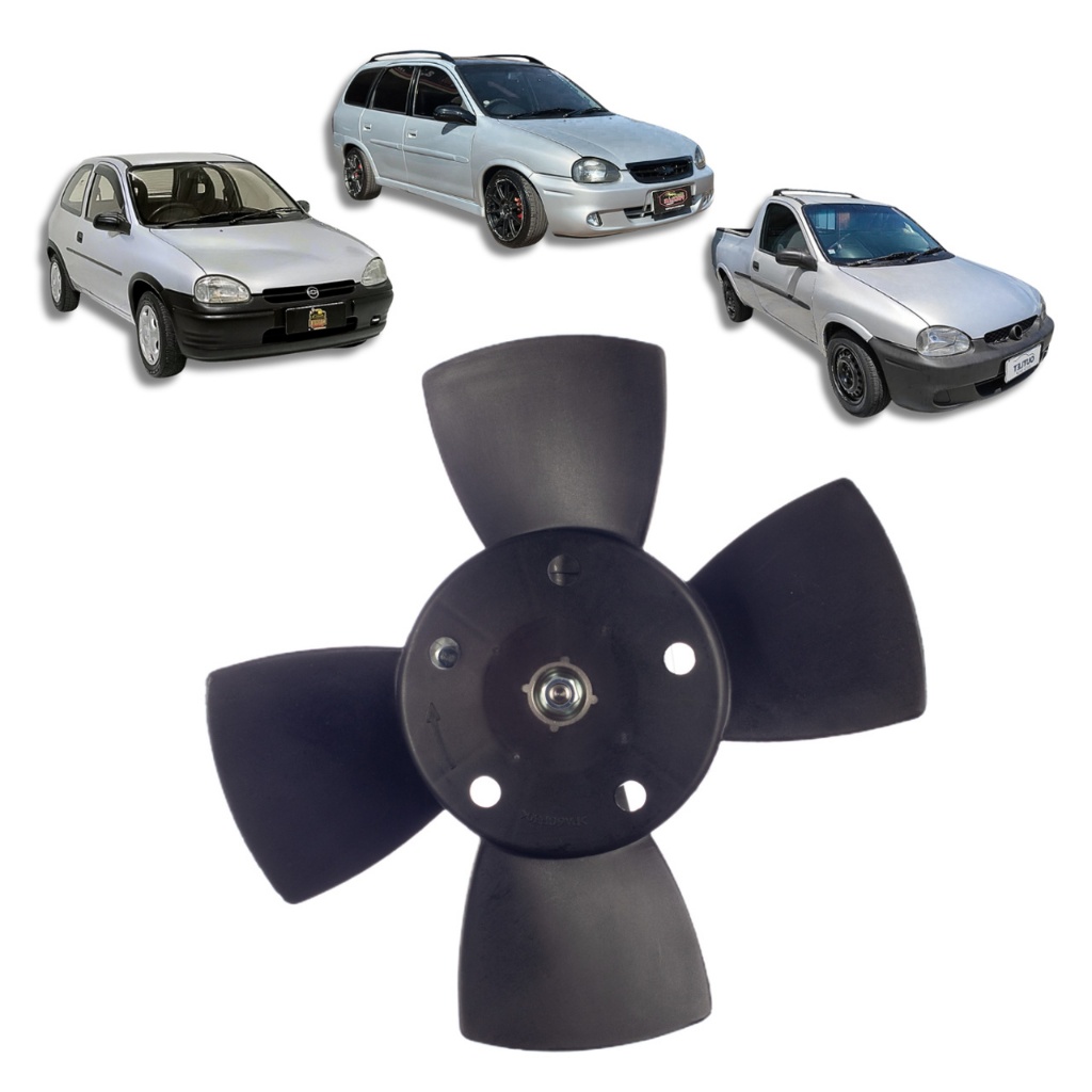 Eletroventilador Ventoinha GM Corsa 1994 Sem AR Condicionado