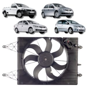 Eletroventilador Ventoinha VW Gol Saveiro Voyage G5 G6 Fox