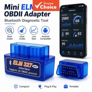 Elm327 Mini Obd2 Bluetooth Scanner De Diagnóstico De Carro Leitor De