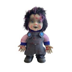 Enfeite Decorativo Halloween Boneca Zumbi 29cm Som, Luz e Movimento 1