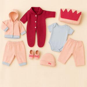 Enxoval Roupas Boneca Bebê Reborn 8 Peças Mamãe Reborn Veste de 45 a