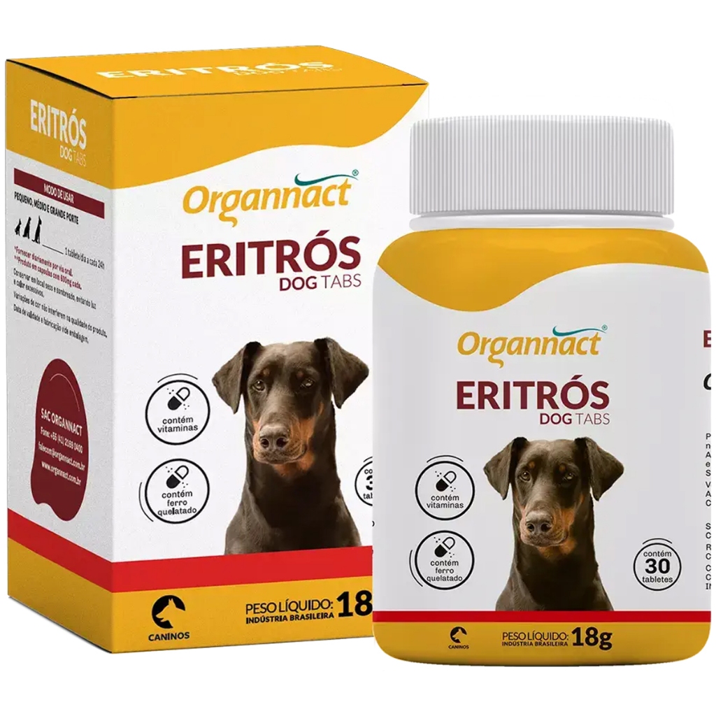 Eritros Dog Tabs 18 G 30 Tabletes