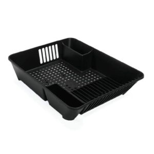 Escorredor de Louças Basic 45 x 35 x 10,5 cm Preto Coza Brinox 10848