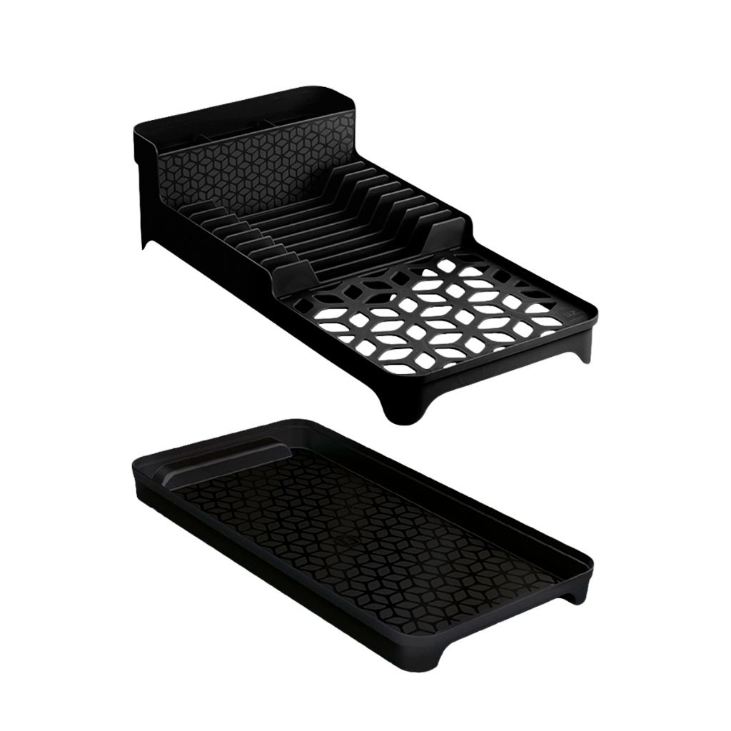 Escorredor de Louças com Porta Talheres Multi com Bandeja Para