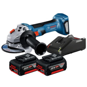 Esmerilhadeira Bosch 18V Brushless Gws com 2 Baterias 4Ah e
