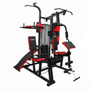 Estação de Musculação Multifuncional com 68 kg de Peso Aparelho