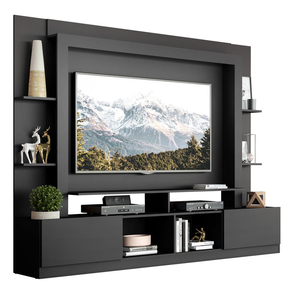Estante com Suporte para TV até 65" Multimóveis Oslo Preta