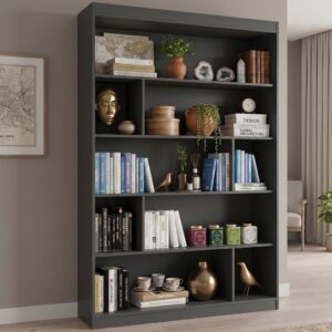 Estante de Livros 120CMX181CM 4 Prateleiras Home Office Yescasa