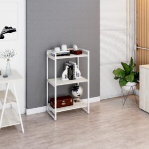 Estante Kuadra 60X40X104cm C 03 Prateleiras Estrutura Branca