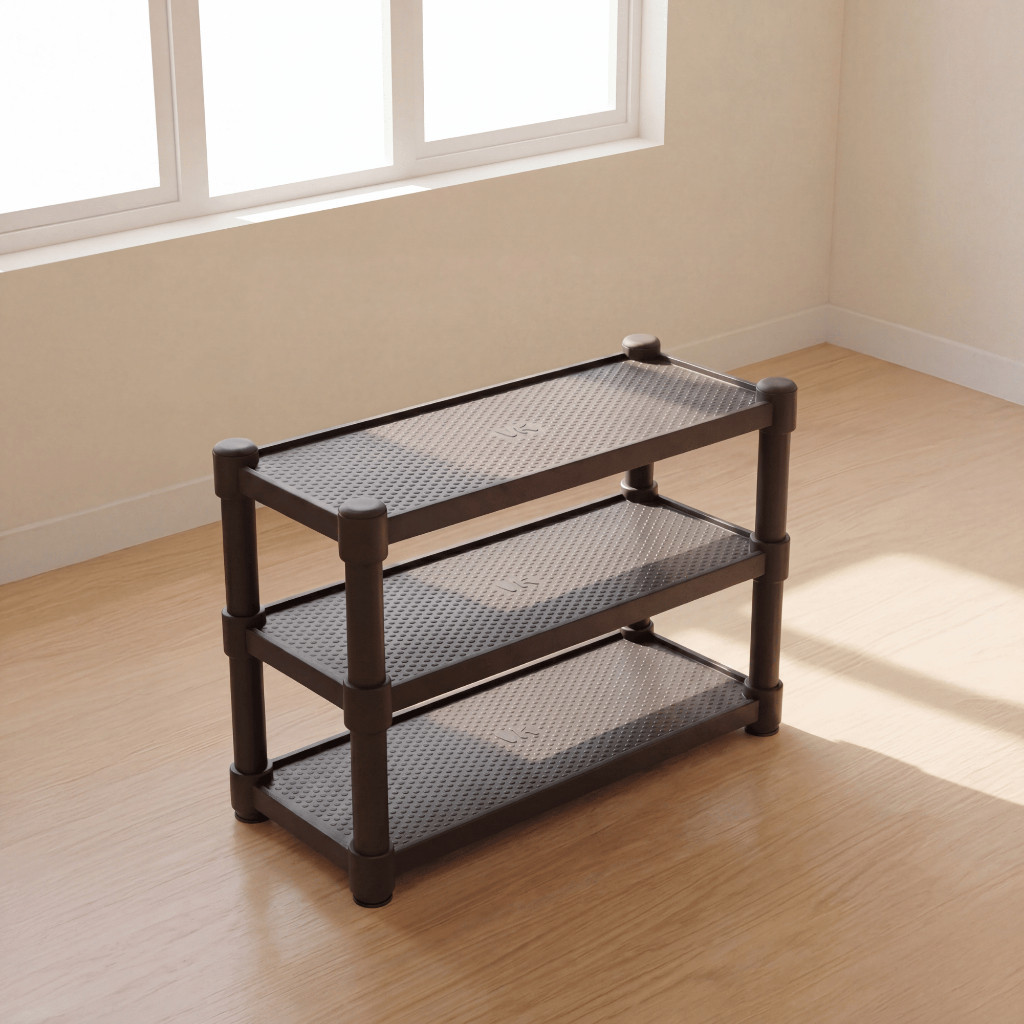 Estante Prateleira Modular Multiuso Organizadora Plástico Reforçado 3 — Móveis