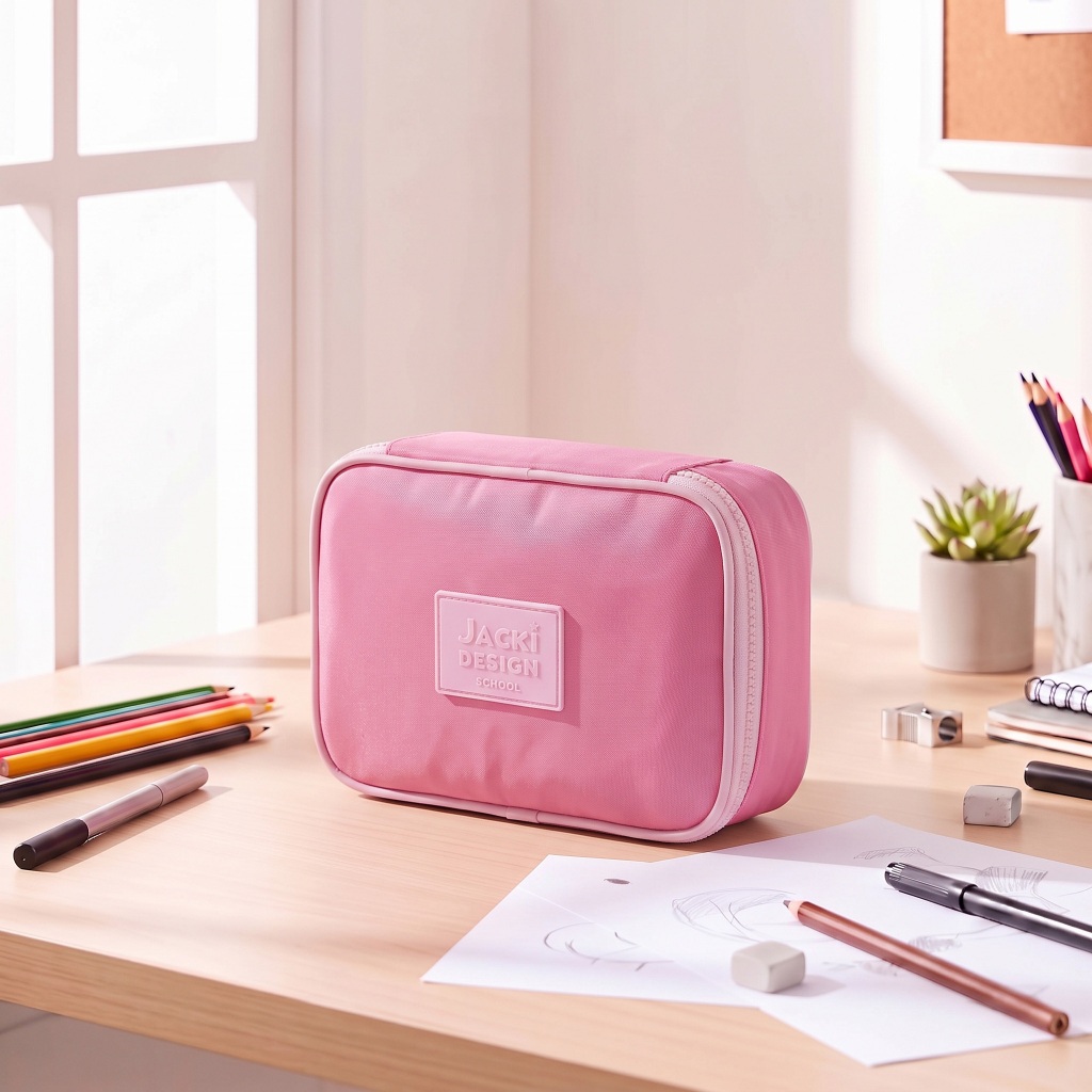 Estojo Box Organizador Escolar com Divisórias e 24 Elásticos — Organização