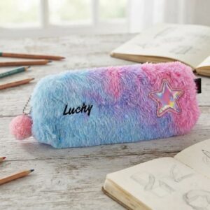Estojo de Lápis de Pelúcia Para Canetas e Papelaria Creative Plush