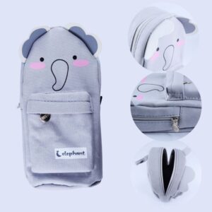 Estojo Elefante Estojo Mini Mochila para Lápis Material Escolar