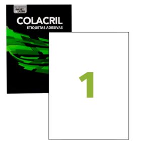 Etiqueta Adesiva A4 100 Folhas para Impressora 210 X 297mm Modelo