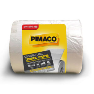 Etiqueta térmica para impressora e balança 34x23 3 colunas com 4320