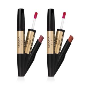 Eudora Kit Batom Glam Micro Plump: Malva Essencial 1,8g Terracota