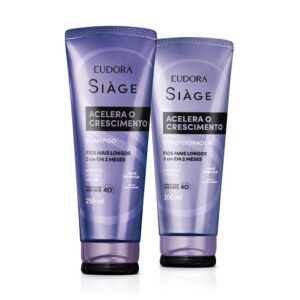 Eudora Kit Siàge Acelera o Crescimento: Shampoo 250ml Condicionador