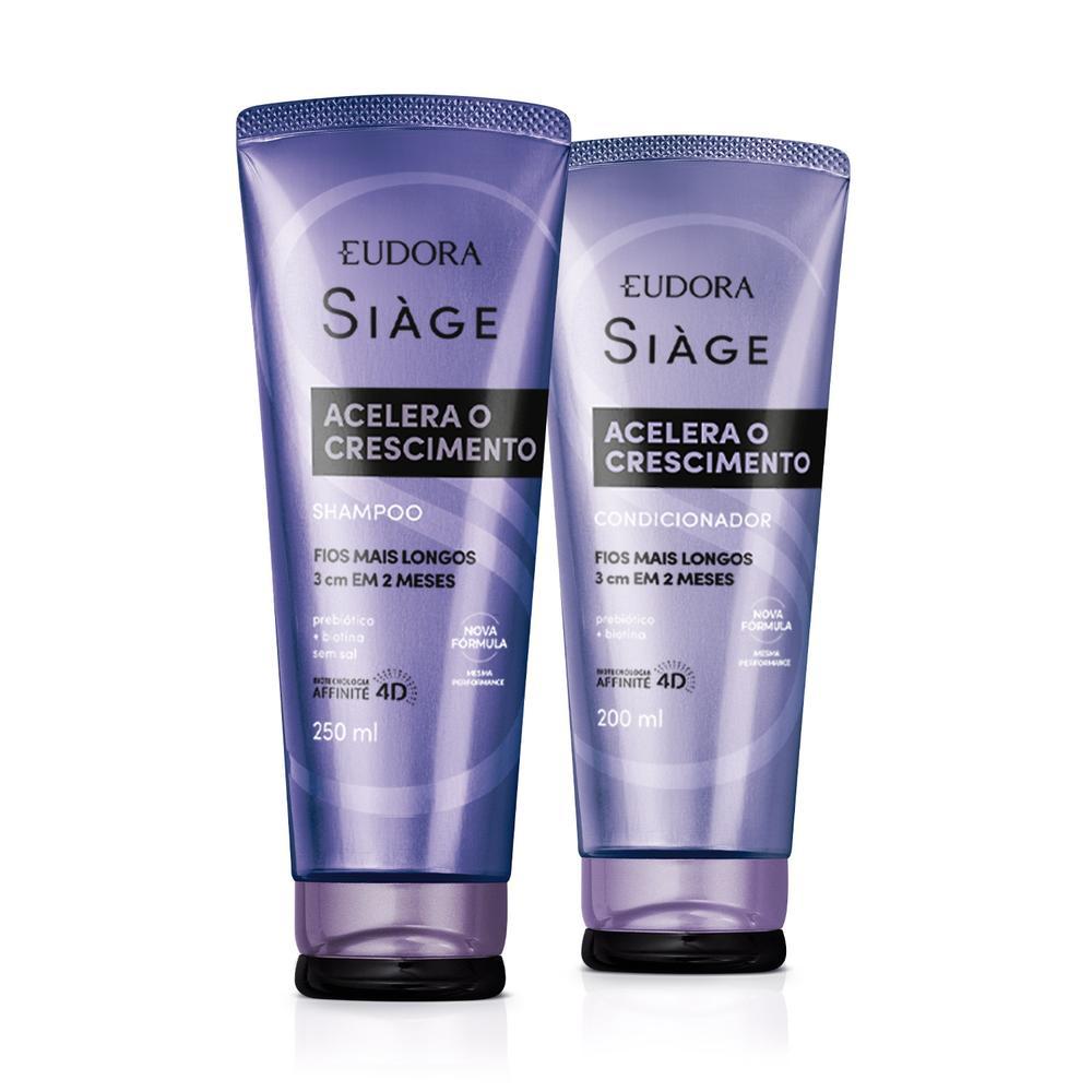 Eudora Kit Siàge Acelera o Crescimento: Shampoo 250ml Condicionador