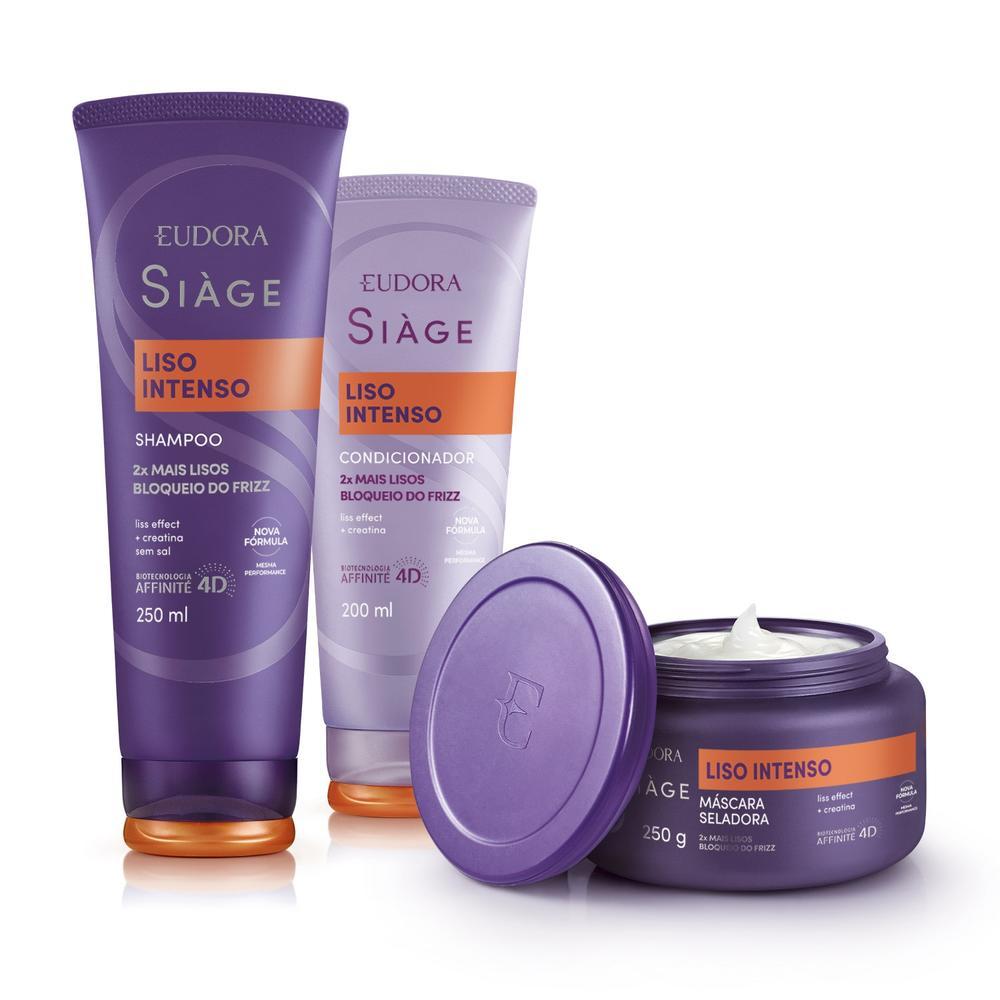 Eudora Kit Siàge Liso Intenso: Shampoo 250ml Máscara 250g