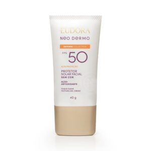 Eudora Neo Dermo Protetor Solar Facial Sem Cor Fps 50 40ml