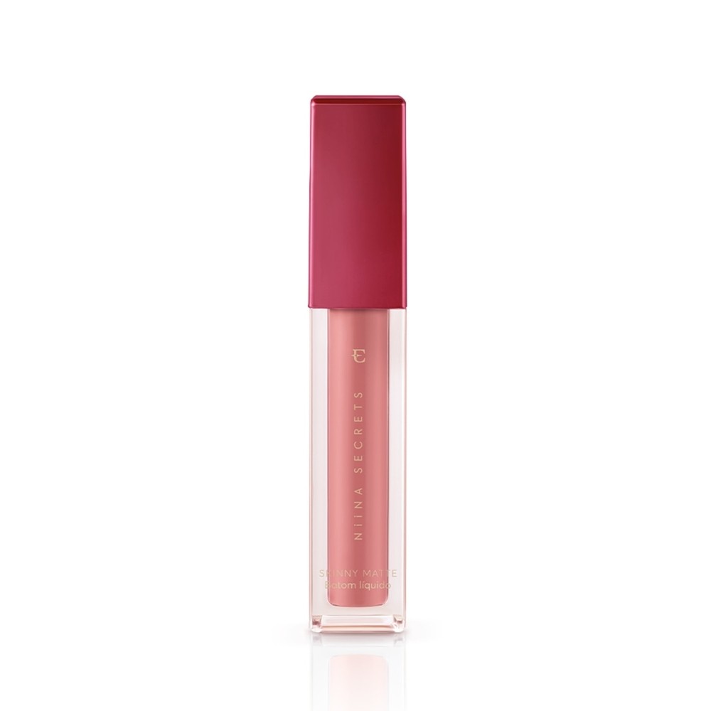 Eudora Niina Secrets Skinny Matte Batom Rose Gardência 5ml — Maquiagem