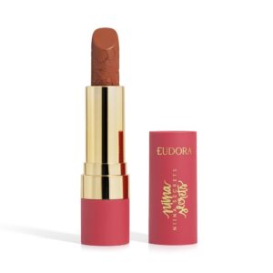 Eudora Niina Secrets Soft Petals Batom Castanho Encantado 3,8g