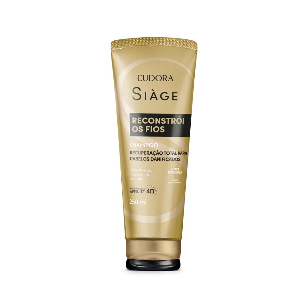 Eudora Shampoo Siàge Reconstrói Os Fios 250ml